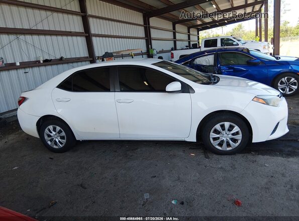 2T1BURHE9GC725954 2016 TOYOTA COROLLA White Вид задньої частини салону