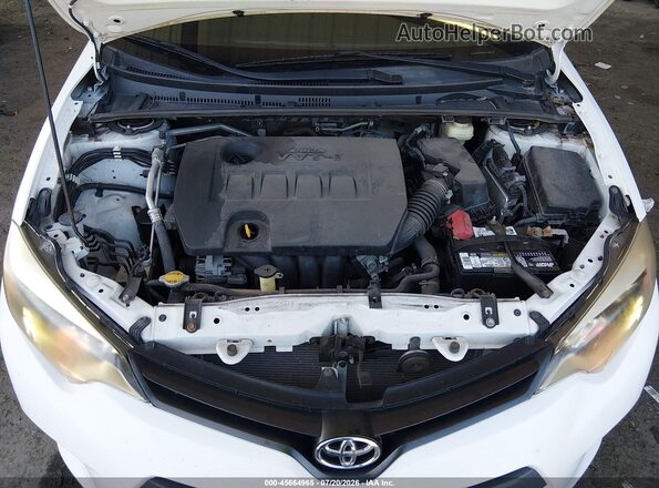2T1BURHE9GC725954 2016 TOYOTA COROLLA White Вид ззаду