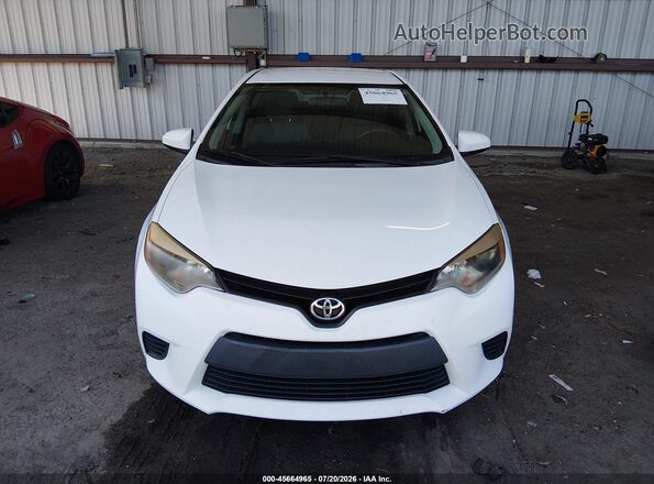 2T1BURHE9GC725954 2016 TOYOTA COROLLA White Вид щитка приладів