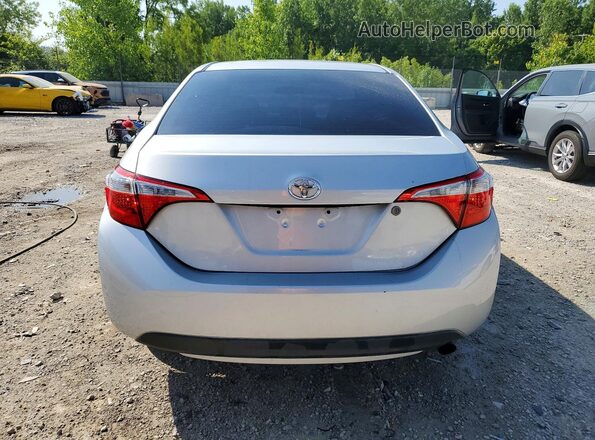 2T1BURHE9GC726019 2016 TOYOTA COROLLA Серебряный Вид сзади