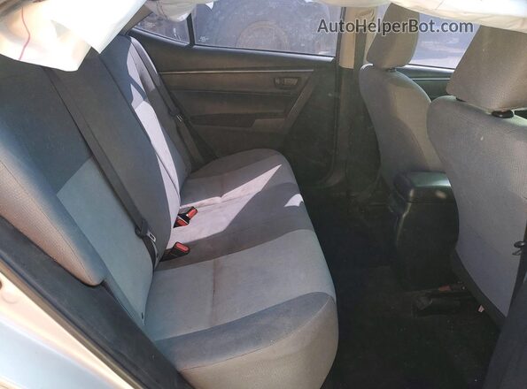2T1BURHE9GC726019 2016 TOYOTA COROLLA Серебряный Вид задних сидений