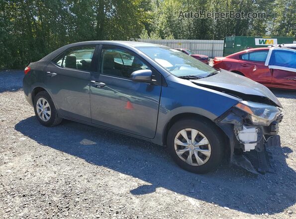 2T1BURHE9GC729678 2016 TOYOTA COROLLA Gray Delantero derecho