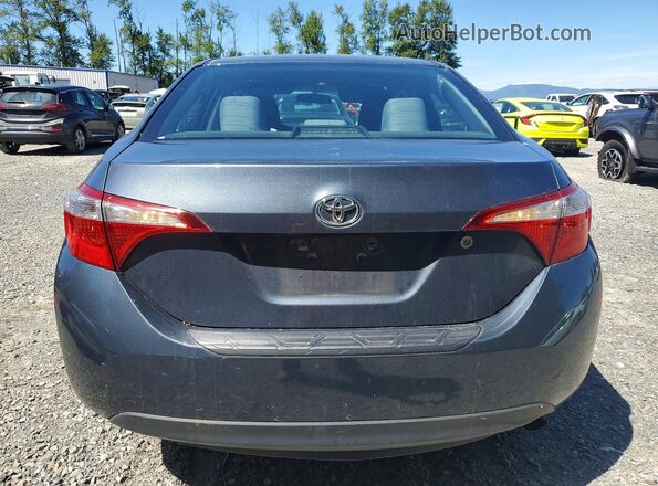 2T1BURHE9GC729678 2016 TOYOTA COROLLA Gray Vista trasera