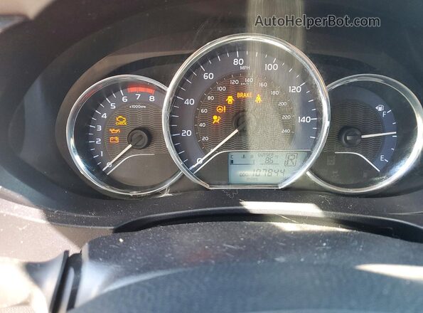 2T1BURHE9GC729678 2016 TOYOTA COROLLA Gray Vista del cuadro de instrumentos
