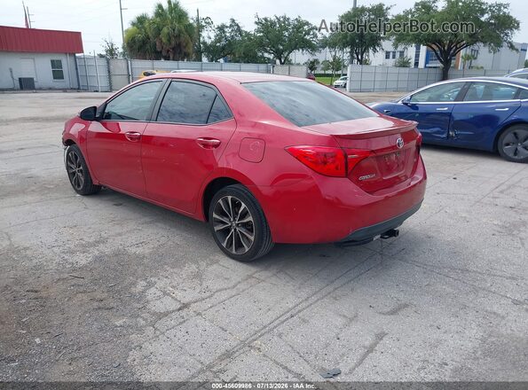 2T1BURHE9HC769678 2017 TOYOTA COROLLA Red უკანა მარცხენა