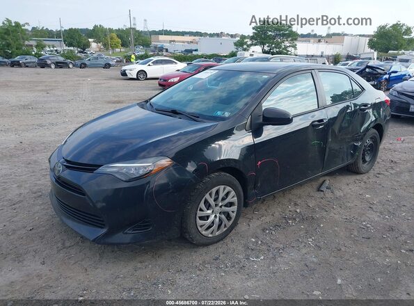 2T1BURHE9HC787114 2017 TOYOTA COROLLA Black Vista tres cuartos delantera izquierda