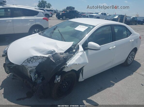 2T1BURHE9HC800993 2017 TOYOTA COROLLA White წინა მარცხენა ხედი სამი მეოთხედიდან