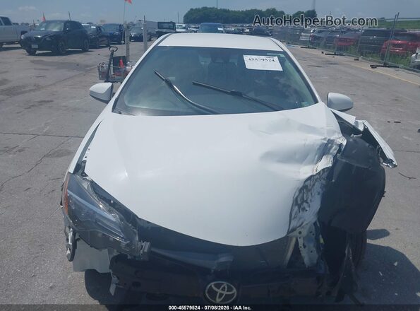 2T1BURHE9HC800993 2017 TOYOTA COROLLA White ხელსაწყოთა პანელის ხედი