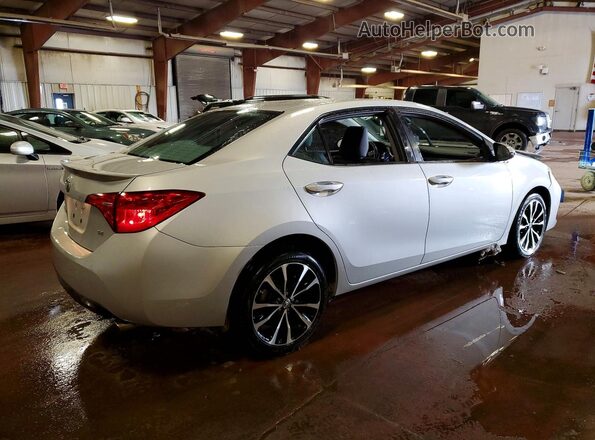 2T1BURHE9HC852740 2017 TOYOTA COROLLA Silver Trasero derecho