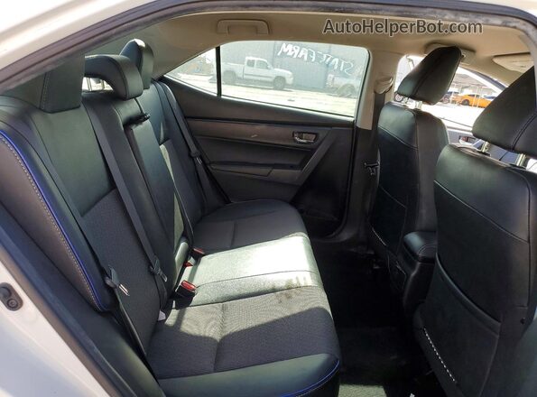 2T1BURHE9HC854827 2017 TOYOTA COROLLA Белый Вид задних сидений