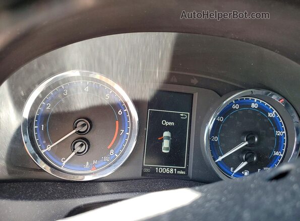2T1BURHE9HC854827 2017 TOYOTA COROLLA Белый Вид щитка приборов