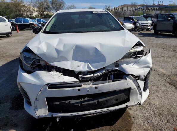 2T1BURHE9HC854827 2017 TOYOTA COROLLA Белый Вид спереди