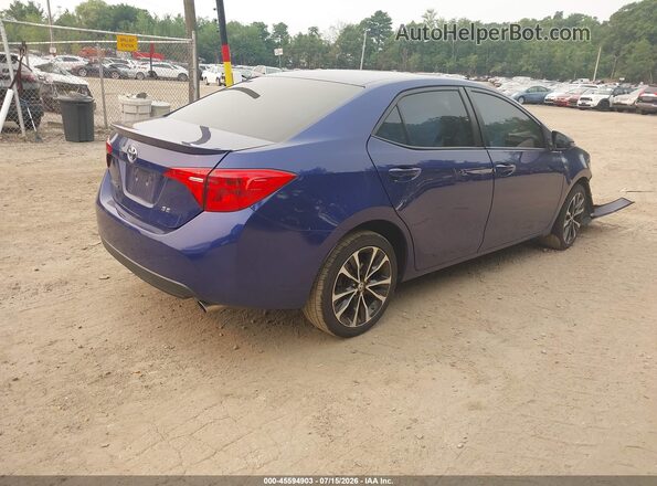 2T1BURHE9HC870719 2017 TOYOTA COROLLA Синий Задняя правая четверть