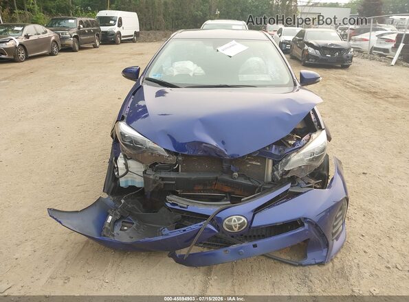 2T1BURHE9HC870719 2017 TOYOTA COROLLA Синий Вид щитка приборов