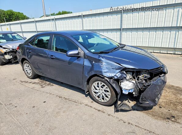 2T1BURHE9HC938226 2017 TOYOTA COROLLA Blue Przód prawy