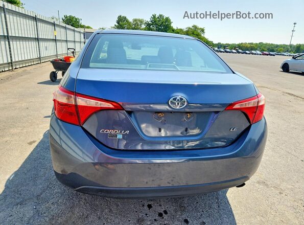 2T1BURHE9HC938226 2017 TOYOTA COROLLA Blue Widok z tyłu