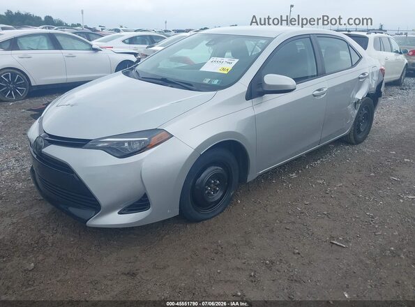 2T1BURHE9HC959089 2017 TOYOTA COROLLA Gray წინა მარცხენა ხედი სამი მეოთხედიდან