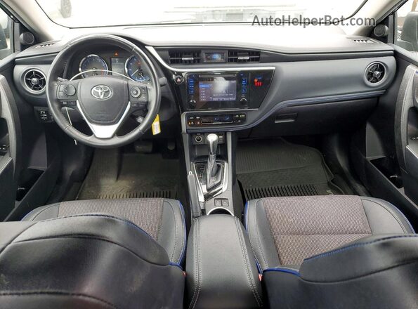 2T1BURHE9JC025312 2018 TOYOTA COROLLA Blue Dashboard view