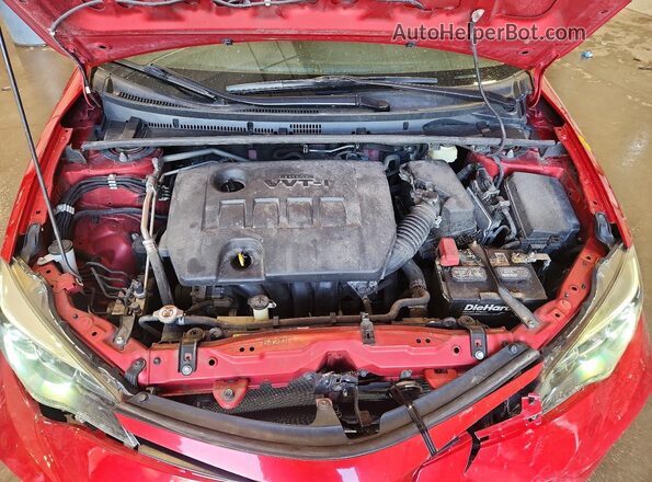 2T1BURHE9JC026055 2018 TOYOTA COROLLA Red Widok wnętrza z tyłu