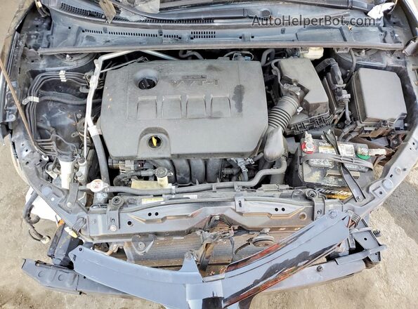 2T1BURHE9JC036374 2018 TOYOTA COROLLA Black Вид задньої частини салону
