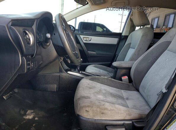 2T1BURHE9JC036374 2018 TOYOTA COROLLA Black Вид салону спереду