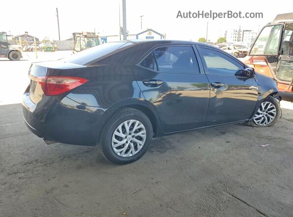 2T1BURHE9JC036374 2018 TOYOTA COROLLA Black Задня права чверть