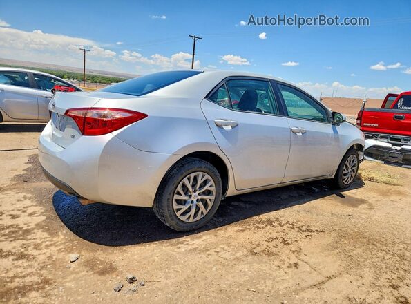 2T1BURHE9JC050520 2018 TOYOTA COROLLA Silver Rear right