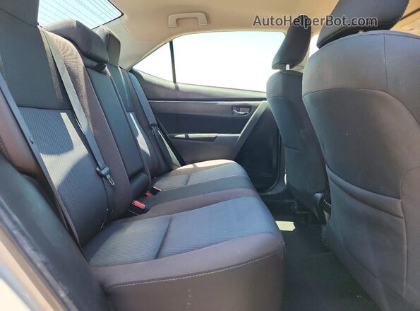 2T1BURHE9JC050520 2018 TOYOTA COROLLA Silver Rear seats view