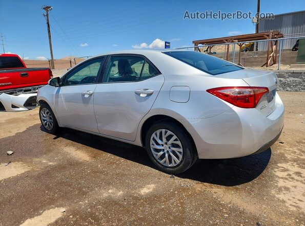 2T1BURHE9JC050520 2018 TOYOTA COROLLA Silver Rear left