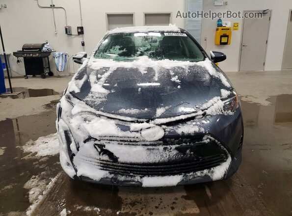 2T1BURHE9JC053823 2018 TOYOTA COROLLA Blue წინა ხედი