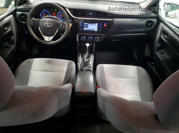 2T1BURHE9JC053823 2018 TOYOTA COROLLA Blue წინა პანელის ხედი