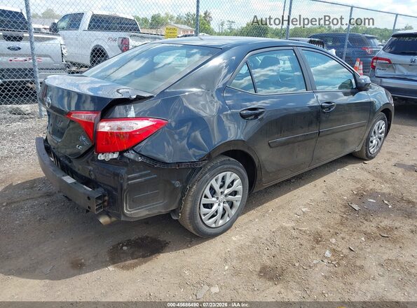 2T1BURHE9JC058634 2018 TOYOTA COROLLA Черный Задняя правая четверть