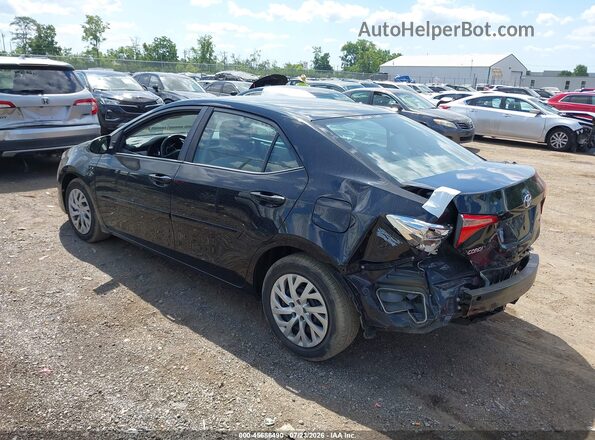 2T1BURHE9JC058634 2018 TOYOTA COROLLA Черный Задняя левая четверть