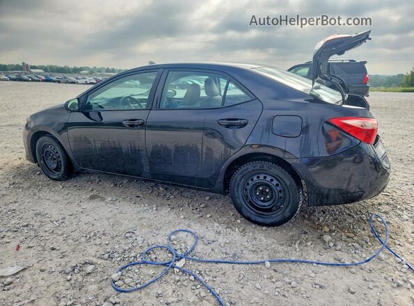 2T1BURHE9JC070475 2018 TOYOTA COROLLA Black Tył lewy