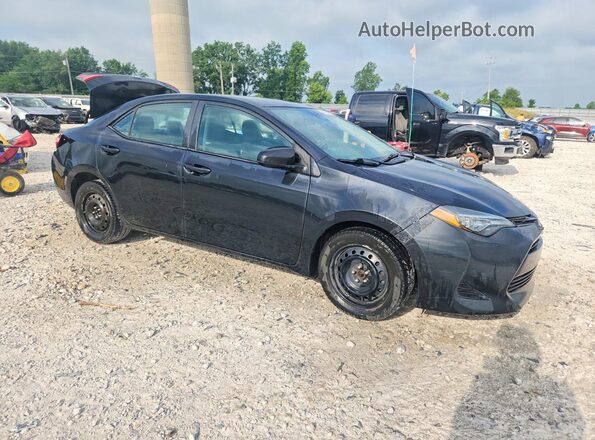 2T1BURHE9JC070475 2018 TOYOTA COROLLA Black Przód prawy