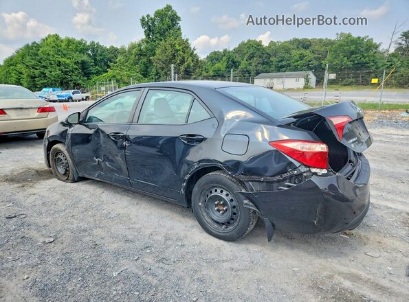 2T1BURHE9JC084912 2018 TOYOTA COROLLA Black Հետևի ձախ