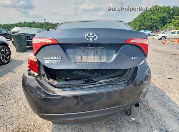 2T1BURHE9JC084912 2018 TOYOTA COROLLA Black Հետևի տեսք