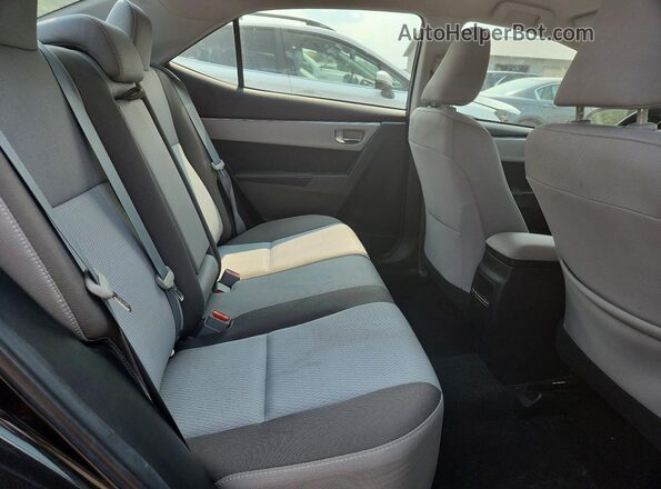 2T1BURHE9JC084912 2018 TOYOTA COROLLA Black Հետևի նստատեղերի տեսք