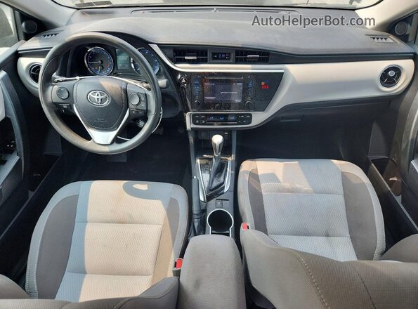 2T1BURHE9JC084912 2018 TOYOTA COROLLA Black Առջևի վահանակի տեսք