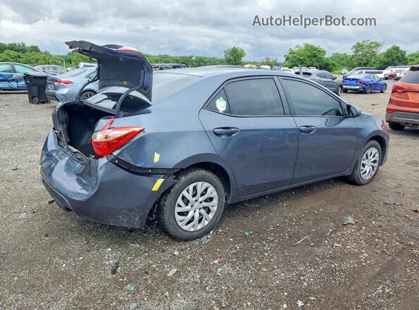 2T1BURHE9JC086689 2018 TOYOTA COROLLA Blue Tył prawy