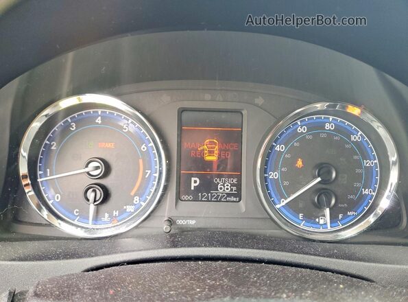 2T1BURHE9JC086689 2018 TOYOTA COROLLA Blue Widok zestawu wskaźników