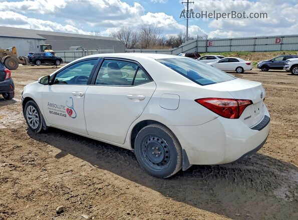 2T1BURHE9JC091052 2018 TOYOTA COROLLA White Задня ліва чверть