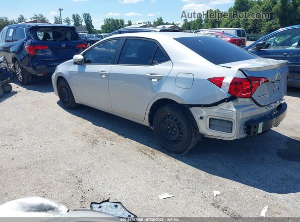 2T1BURHE9JC965397 2018 TOYOTA COROLLA Silver Задня ліва чверть