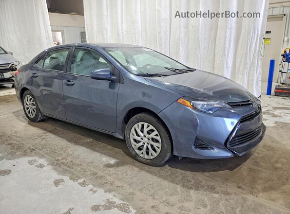 2T1BURHE9KC137738 2019 TOYOTA COROLLA Blue Передня права чверть