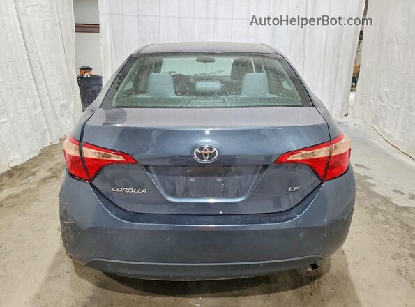 2T1BURHE9KC137738 2019 TOYOTA COROLLA Blue Вид ззаду