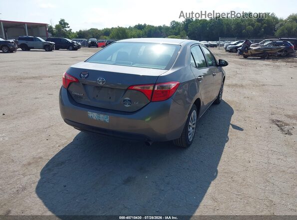 2T1BURHE9KC148495 2019 TOYOTA COROLLA Серый Задняя правая четверть