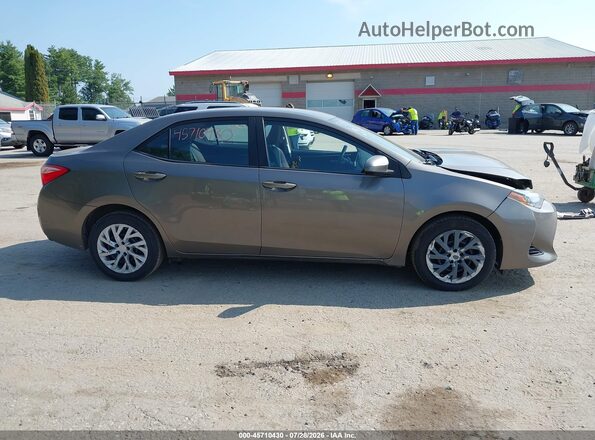 2T1BURHE9KC148495 2019 TOYOTA COROLLA Серый Вид задней части салона