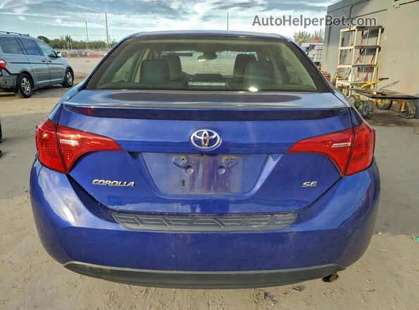 2T1BURHE9KC160470 2019 TOYOTA COROLLA Blue Հետևի տեսք