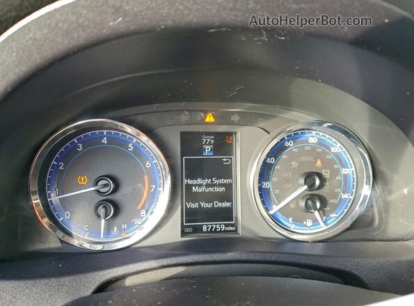 2T1BURHE9KC160470 2019 TOYOTA COROLLA Blue Սարքավորումների վահանակի տեսք