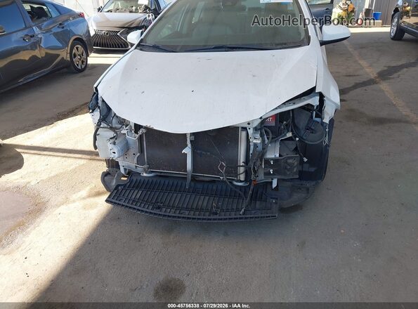 2T1BURHE9KC162204 2019 TOYOTA COROLLA White წინა ხედი
